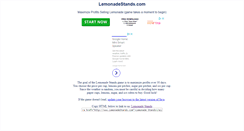 Desktop Screenshot of lemonadestands.com